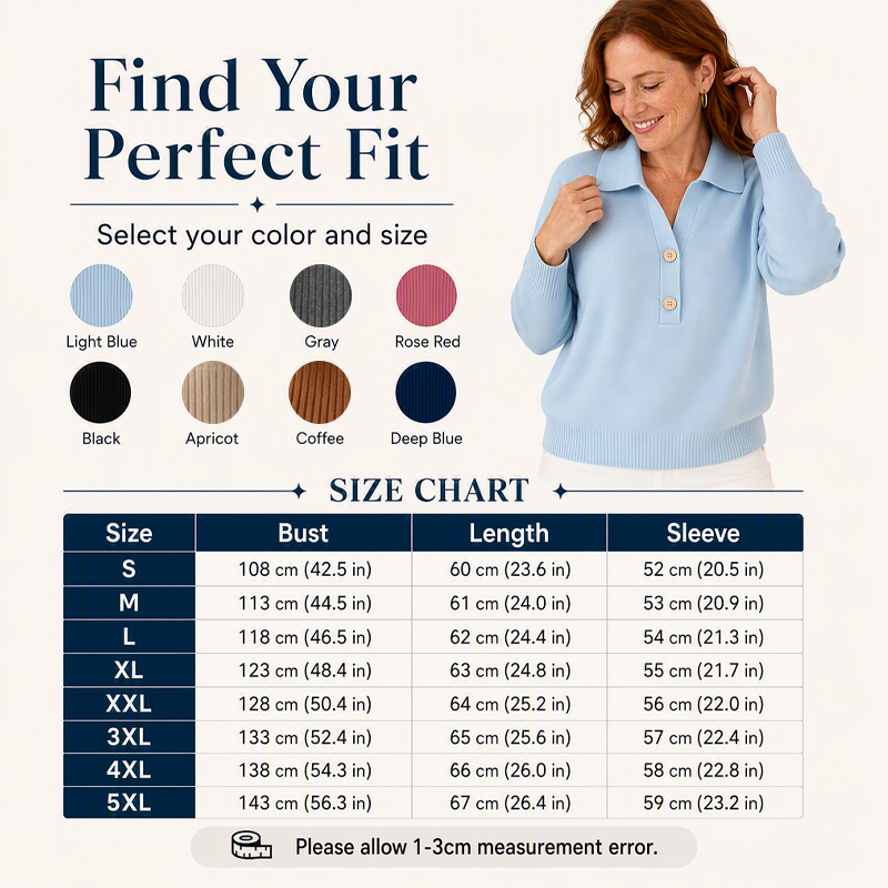 Pull en maille élégant à col à revers pour femme