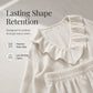 Ensemble deux pièces pour femme, style vacances, col en V : haut ample à manches longues et pantalon à jambes larges