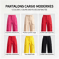 🍃Pantalons cargo décontractés unis à multiples poches