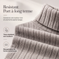 Robe pull pour femme à col roulé côtelé et manches longues