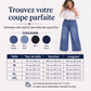 Jean droit coupé décontracté pour femme