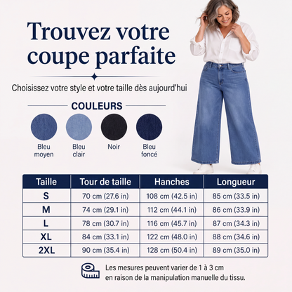 Jean droit coupé décontracté pour femme
