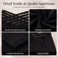 Pantalon large décontracté à taille haute pour femme
