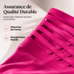 Pantalon large décontracté à taille haute pour femme