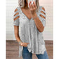 T-shirt à épaules dénudées pour femme