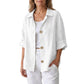 Chemise boutonnée oversize rétro pour femme
