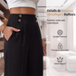 Pantalon taille haute large pour femmes