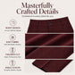 Pantalon de costume court à taille haute pour femme