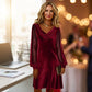 Robe fourreau élégante à col bénitier longueur genou pour femme