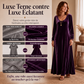 Robe longue élégante à manches longues pour femme