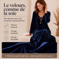 Robe longue élégante à manches longues pour femme