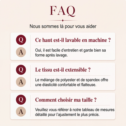 Chemisier ample pour femme à col noué à volants