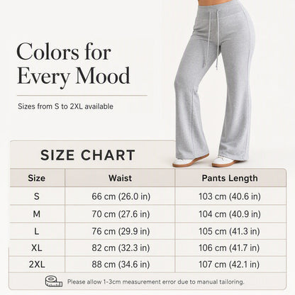 🌸Promotion exceptionnelle : 50 % de réduction👖Pantalon évasé taille haute pour femme