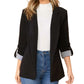 ☀️🧥Nouveautés - Cardigan-blazer épuré : tombé fluide et style polyvalent, du bureau à la soirée