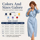 Robe-chemise midi pour femme, à revers et poches