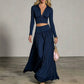 Ensemble top court et jupe longue pour femme