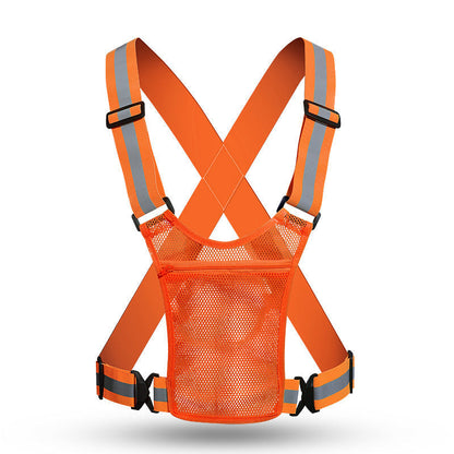 🦺 50% DE RÉDUCTION! 🏃 Gilet réfléchissant haute visibilité – Ajustable, léger & poche intégrée – Sécurité optimale pour la course, le vélo et les déplacements 🌙