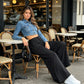Pantalons de détente palazzo amples et confortables pour femme