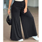 Pantalons de détente palazzo amples et confortables pour femme
