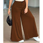 Pantalons de détente palazzo amples et confortables pour femme