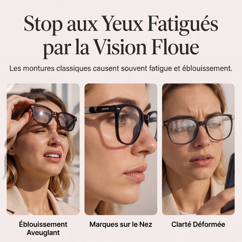 🕶️ -50% ! ✨ Lunettes de Soleil Carrées Sans Bord pour Femmes – Résine HD UV400 & Métal – Design Oversize avec Perles Décoratives pour Look Urbain Chic 💎