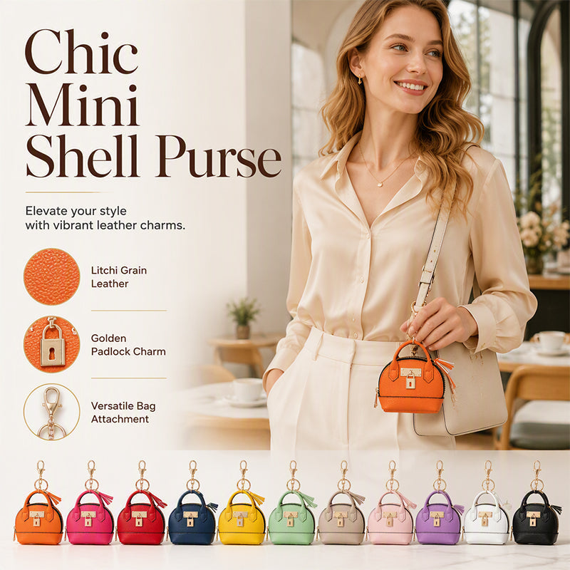 🎉 2026 Soldes — Plus de 22 500 Vendu!🐚 Mini Porte‑Monnaie Coquillage Porte‑Clés