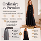 Robe longue chic sans manches à boutons pour femme