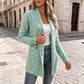 Cardigan en maille croisé décontracté pour femme