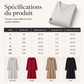 Robe mi-longue à col V flatteuse