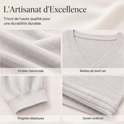 Robe mi-longue à col V flatteuse