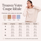 Pull en maille torsadée à col rond pour femme
