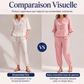 Ensemble deux pièces décontracté pour femme : haut et pantalon