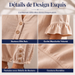 Ensemble deux pièces décontracté pour femme : haut et pantalon