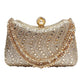 💎 50% DE RÉDUCTION! 👗 Pochette de Soirée Élégante – Fermoir perle, strass haute densité & chaîne amovible – 3-en-1 main/épaule pour mariages et galas ✨