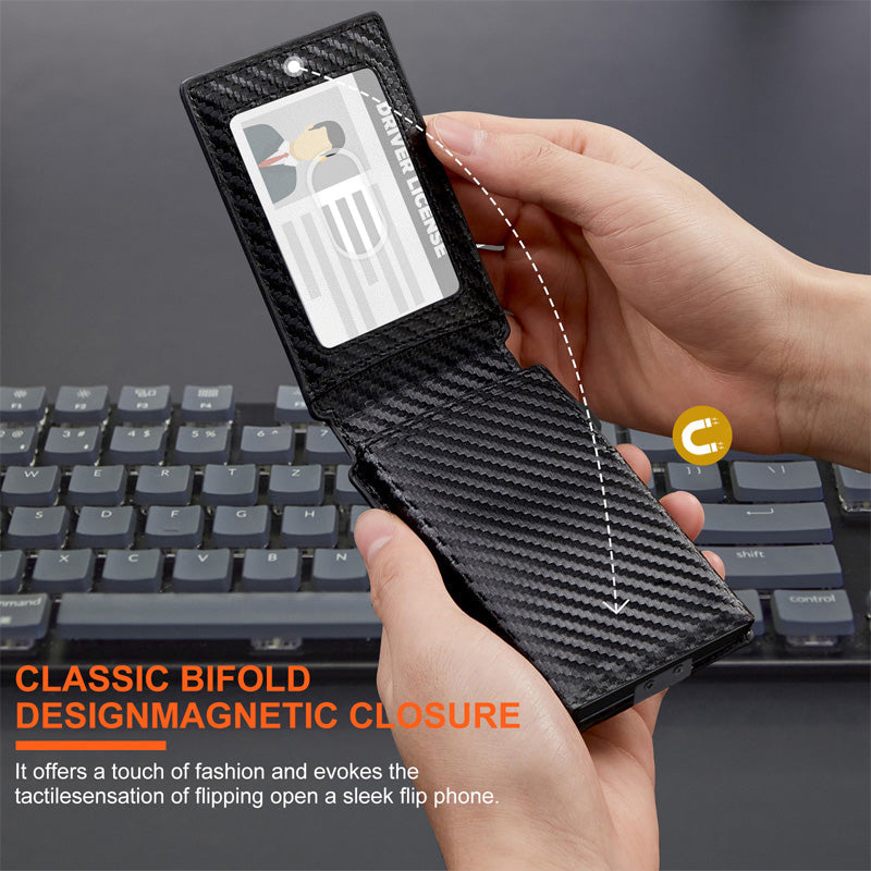 Porte-cartes magnétique pour homme – Compact, pliable et élégant