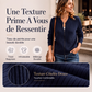 Blouson bomber zippé en maille côtelée pour femme