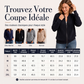 Blouson bomber zippé en maille côtelée pour femme