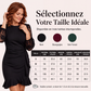 Robe moulante froncée pour femme à manches bouffantes en dentelle