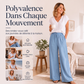 Pantalon décontracté à jambes larges et cordon de serrage pour femme