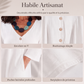Robe décontractée pour femme à col V avec poches
