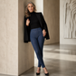 Leggings taille haute pour femme, effet liftant des fesses