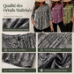 Blouse pour femmes grande taille à motif cachemire