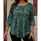 Blouse pour femmes grande taille à motif cachemire