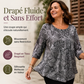Blouse pour femmes grande taille à motif cachemire