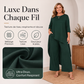 Ensemble chic pour femme : haut asymétrique et pantalon large