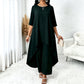 Ensemble chic pour femme : haut asymétrique et pantalon large