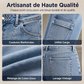 Pantalon en jean droit décontracté pour femme