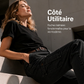 Pantalon en jean droit décontracté pour femme