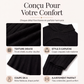 Ensemble 2 pièces en maille côtelée pour femme