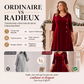 Robe élégante à col V et sequins pour femme